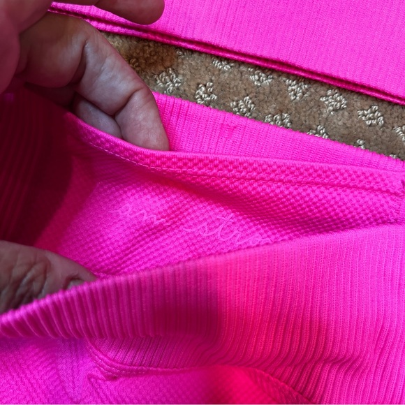 Victoria’s Secret PINK Matching Set Shorts & Bra Pink Ombré size M Biker - Picture 6 of 13